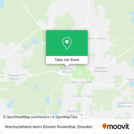 Карта Wachszieherei beim Kloster Rosenthal