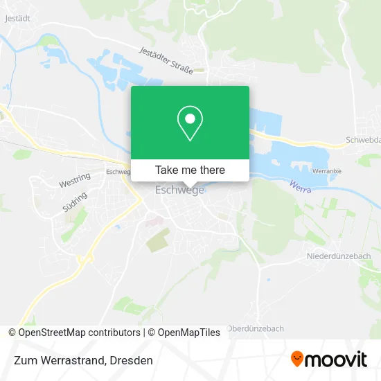 Карта Zum Werrastrand