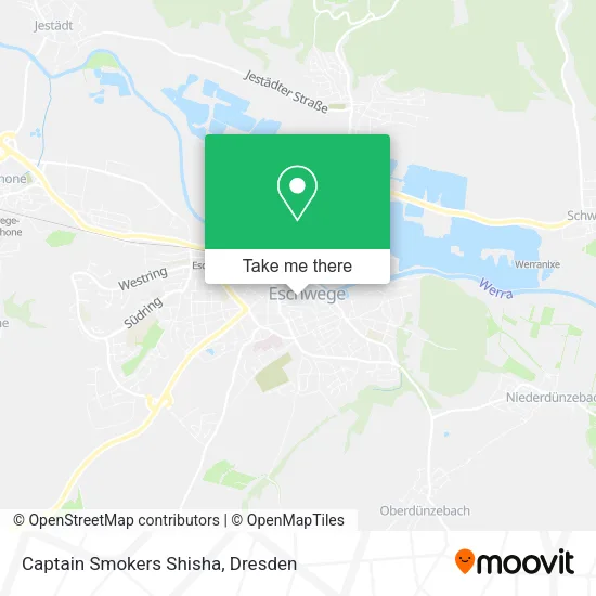 Карта Captain Smokers Shisha