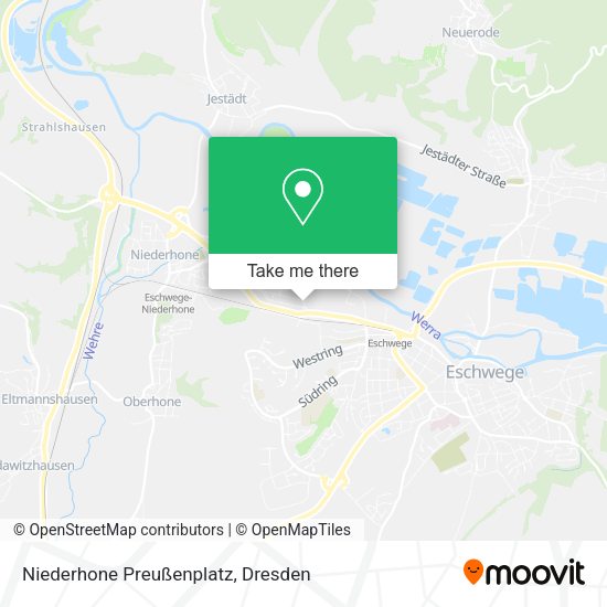 Карта Niederhone Preußenplatz
