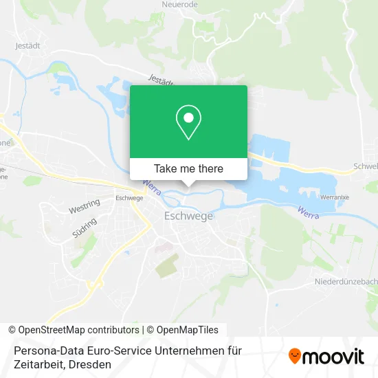 Карта Persona-Data Euro-Service Unternehmen für Zeitarbeit