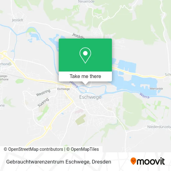 Карта Gebrauchtwarenzentrum Eschwege