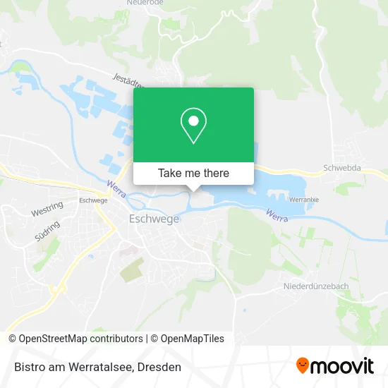 Карта Bistro am Werratalsee