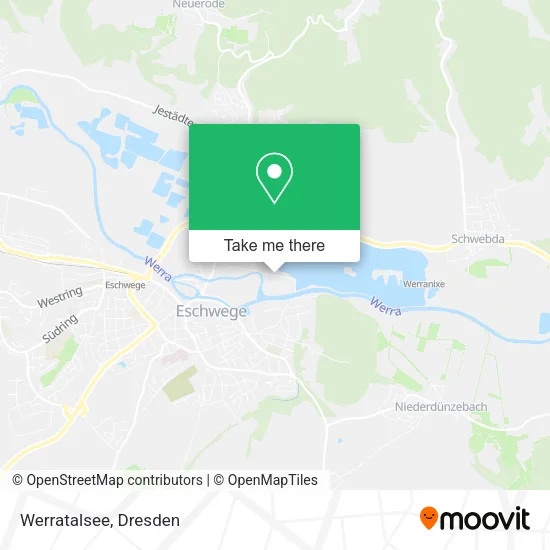 Карта Werratalsee