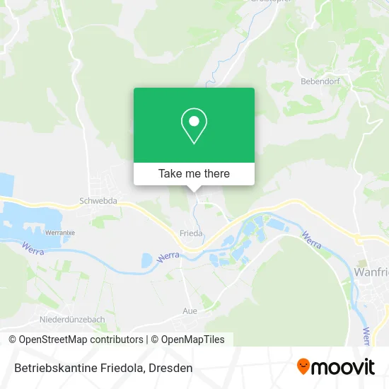 Карта Betriebskantine Friedola