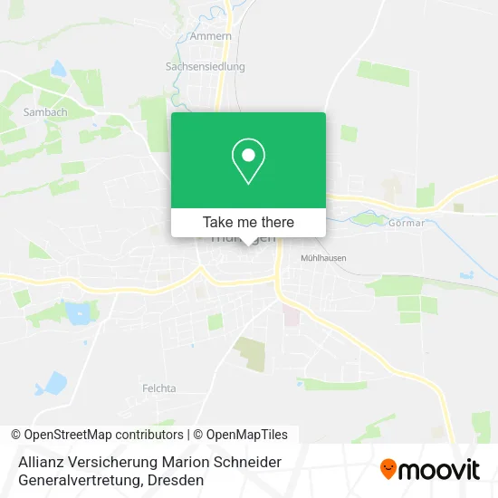 Карта Allianz Versicherung Marion Schneider Generalvertretung