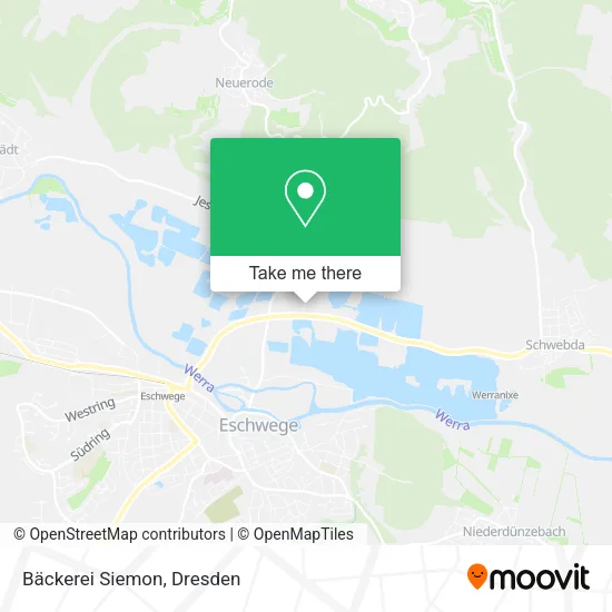 Карта Bäckerei Siemon