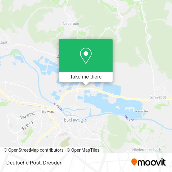 Карта Deutsche Post