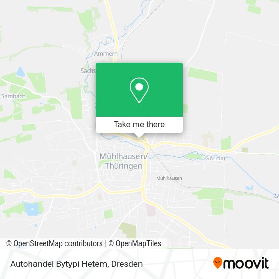 Карта Autohandel Bytypi Hetem
