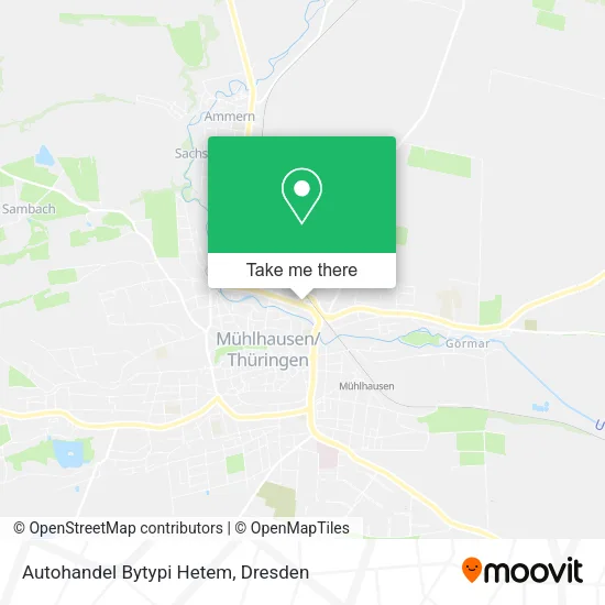 Карта Autohandel Bytypi Hetem