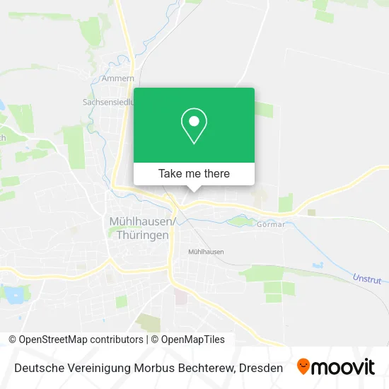 Карта Deutsche Vereinigung Morbus Bechterew
