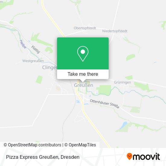 Карта Pizza Express Greußen