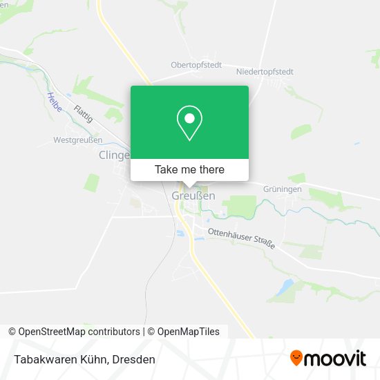 Карта Tabakwaren Kühn