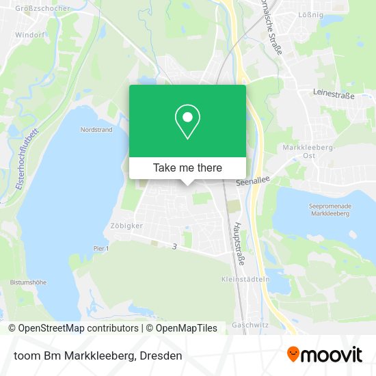 Карта toom Bm Markkleeberg