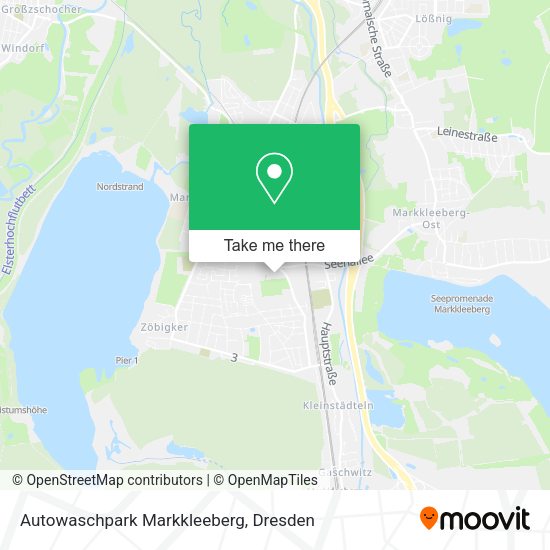 Карта Autowaschpark Markkleeberg
