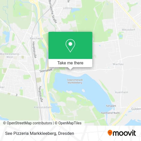 Карта See Pizzeria Markkleeberg