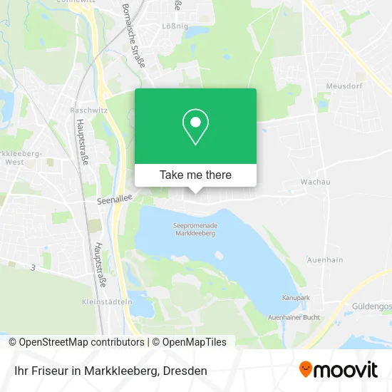 Карта Ihr Friseur in Markkleeberg