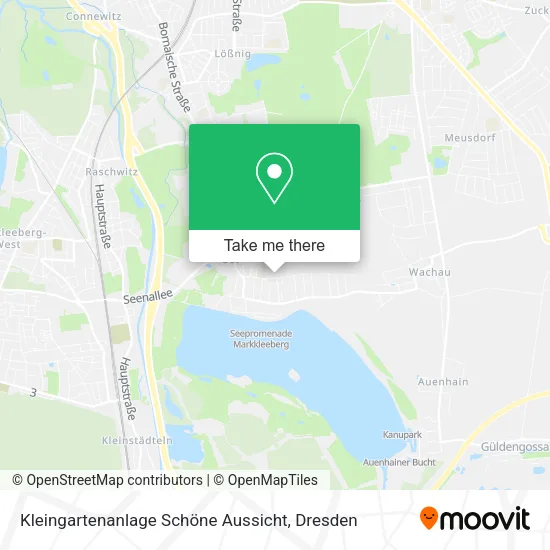 Kleingartenanlage Schöne Aussicht map