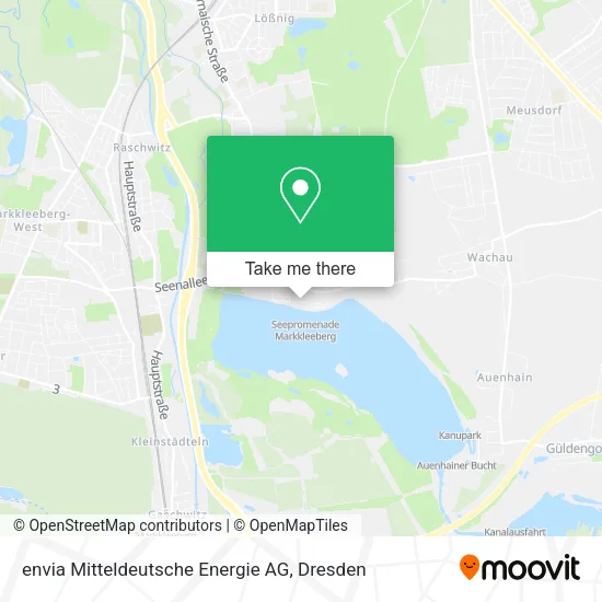 Карта envia Mitteldeutsche Energie AG