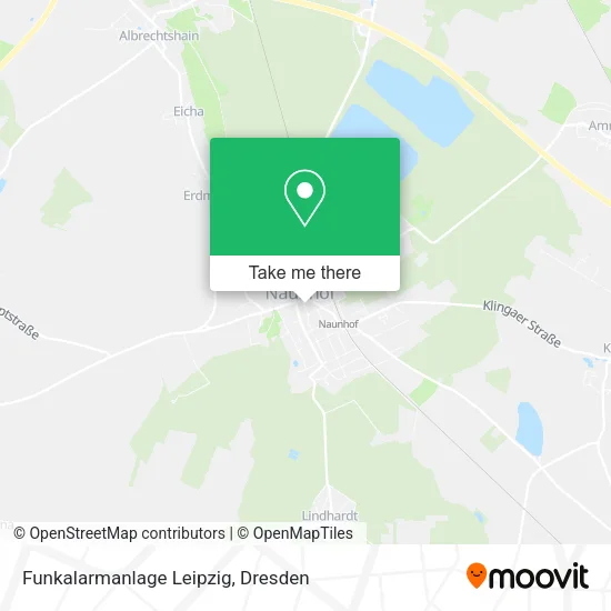 Карта Funkalarmanlage Leipzig
