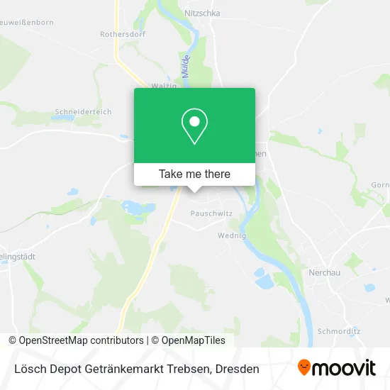 Карта Lösch Depot Getränkemarkt Trebsen