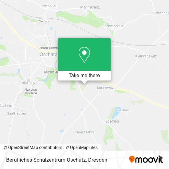 Карта Berufliches Schulzentrum Oschatz