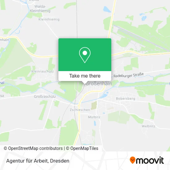 Карта Agentur für Arbeit