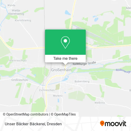 Карта Unser Bäcker Bäckerei