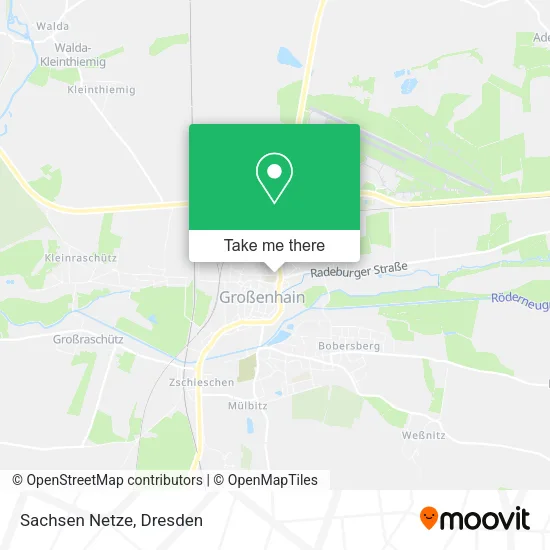 Карта Sachsen Netze