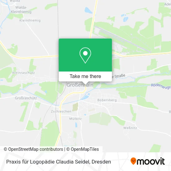 Карта Praxis für Logopädie Claudia Seidel
