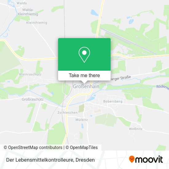 Карта Der Lebensmittelkontrolleure