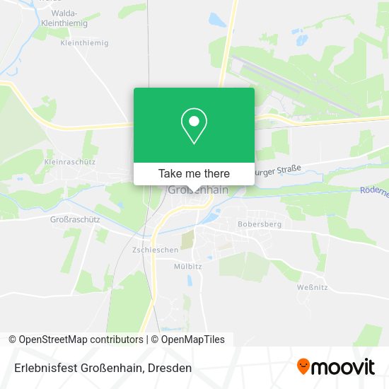 Карта Erlebnisfest Großenhain