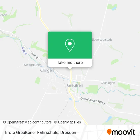 Карта Erste Greußener Fahrschule