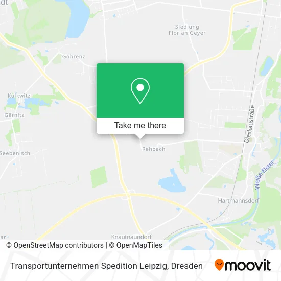 Карта Transportunternehmen Spedition Leipzig