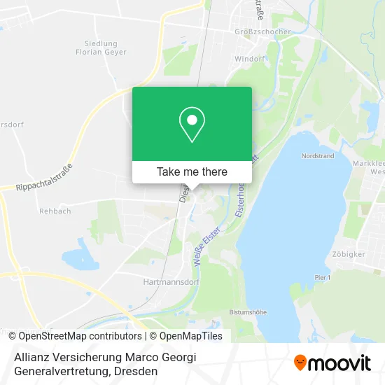 Карта Allianz Versicherung Marco Georgi Generalvertretung