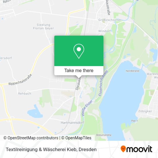 Карта Textilreinigung & Wäscherei Kieb