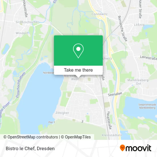 Карта Bistro le Chef