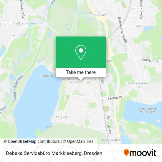 Карта Debeka Servicebüro Markkleeberg