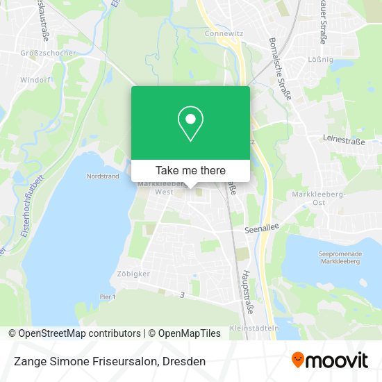 Карта Zange Simone Friseursalon