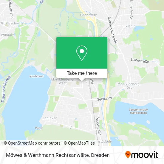 Карта Möwes & Werthmann Rechtsanwälte