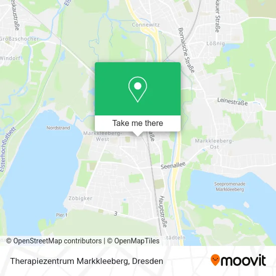 Карта Therapiezentrum Markkleeberg