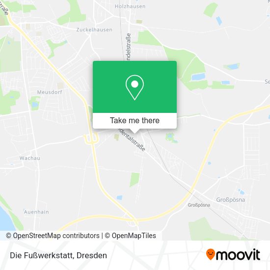 Карта Die Fußwerkstatt