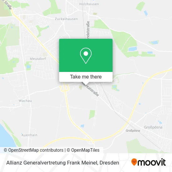 Карта Allianz Generalvertretung Frank Meinel