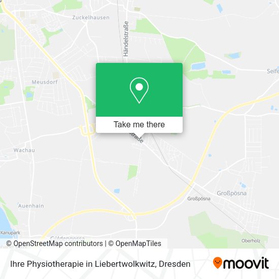 Карта Ihre Physiotherapie in Liebertwolkwitz