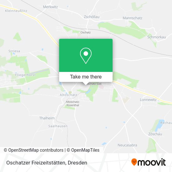 Карта Oschatzer Freizeitstätten