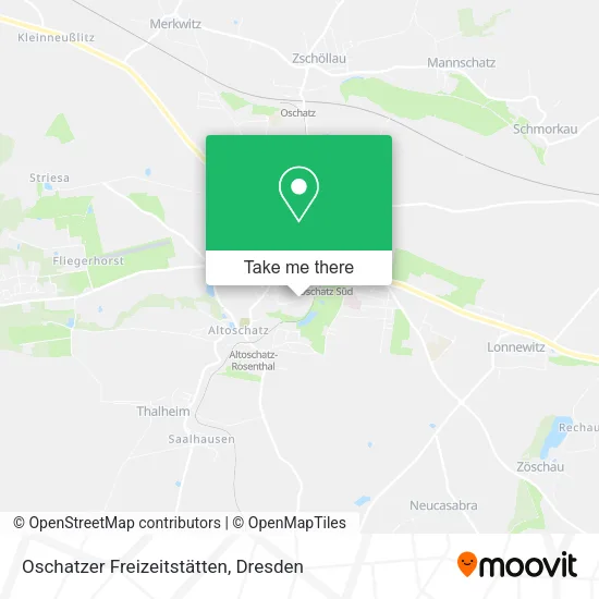 Карта Oschatzer Freizeitstätten