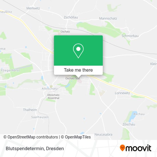 Карта Blutspendetermin
