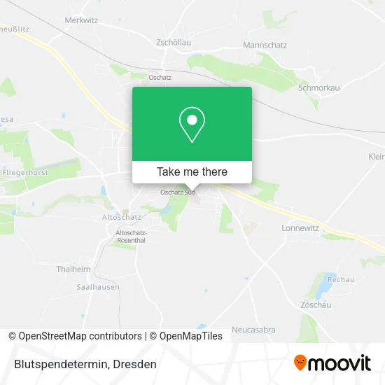 Карта Blutspendetermin