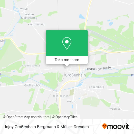 Карта Injoy Großenhain Bergmann & Müller