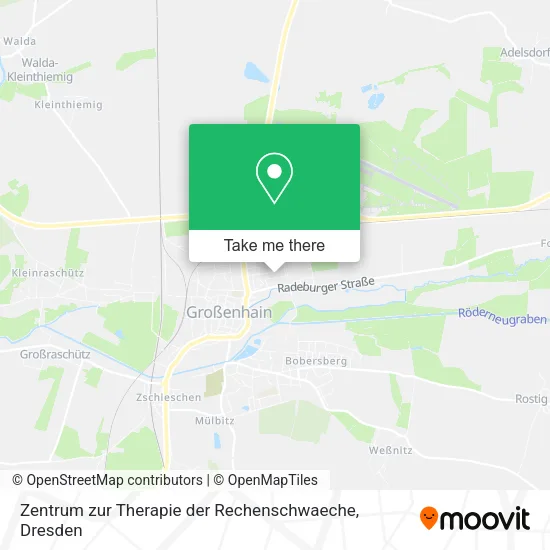 Карта Zentrum zur Therapie der Rechenschwaeche